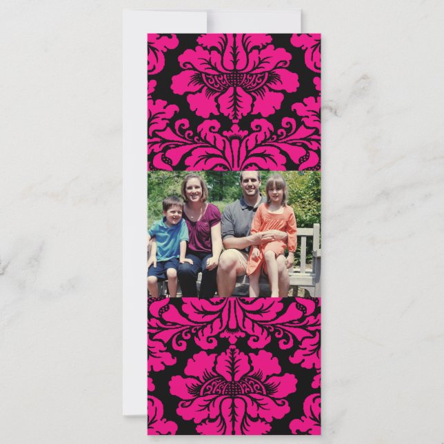 4 x 9-familjens fotopriskort julkort (Framsida)