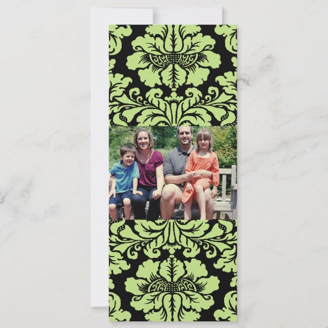 4 x 9-familjens fotopriskort julkort (Framsida)