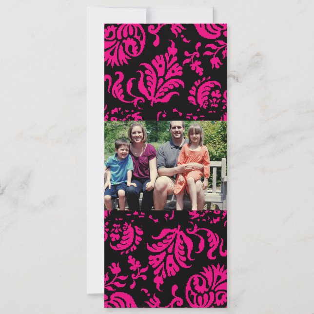 4 x 9-familjens fotopriskort julkort (Framsida)