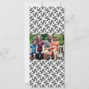 4 x 9-familjens fotopriskort julkort