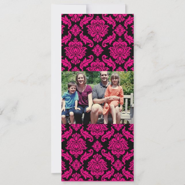 4 x 9-familjens fotopriskort julkort (Framsida)
