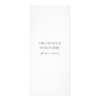 4 x 9-tums Glossy Dubbla-sidokort Reklamkort