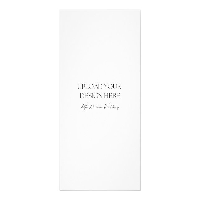 4 x 9-tums Glossy Dubbla-sidokort Reklamkort (Framsidan)