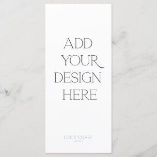 4 x 9-tums meny- eller programutskrift meny