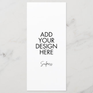 4 x 9-tums menykort för Anpassningsbar Meny