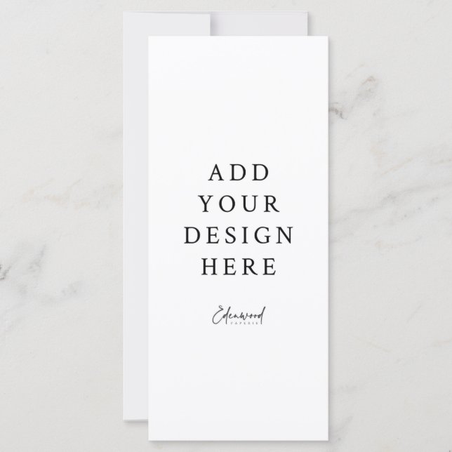 4 x 9-tums programkort (Framsida)