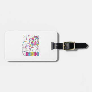 4 Years Old Unicorn 4 Years Of Being Awesome 4th B Bagagebricka
