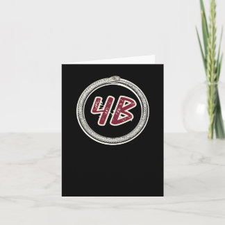 4b Movement Ouroboros Snake #4b Sticker Kort
