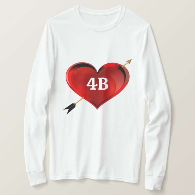 4B Shirt T Shirt (Design framsida)