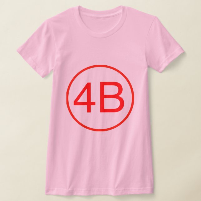 4B T-Shirt (Laydown)