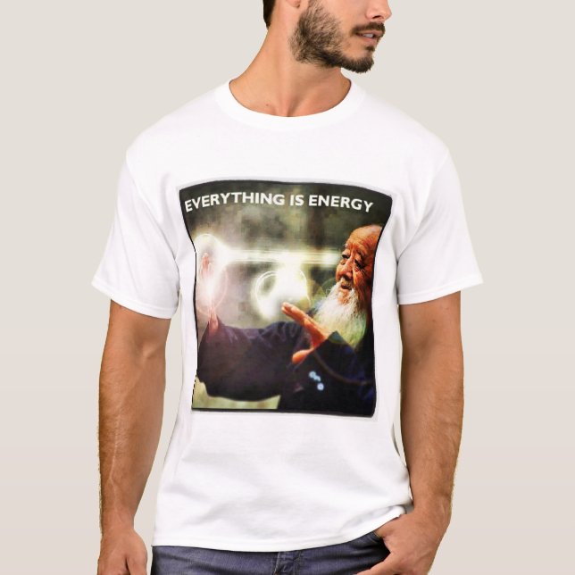 4biddenknowledge allt är energiT-tröja T-shirt (Framsida)