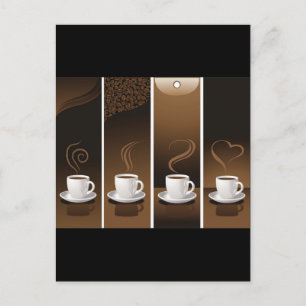 4CupsKaffe Vykort