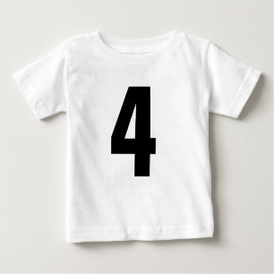 4e födelsedagen 4 Småbarn T-tröjor T Shirt