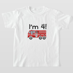 4e födelsedagen avfyrar motorn t shirt