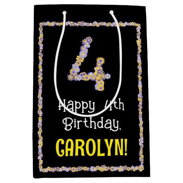 4e födelsedagen: Blommigt Flowers Number, eget nam (Framsidan)