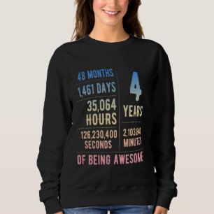 4e födelsedagen Boys & Girls Funny 4 år gammal T Shirt