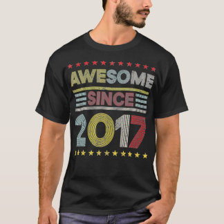 4e födelsedagen Dekoration Fantastisk sedan 2017,  T Shirt