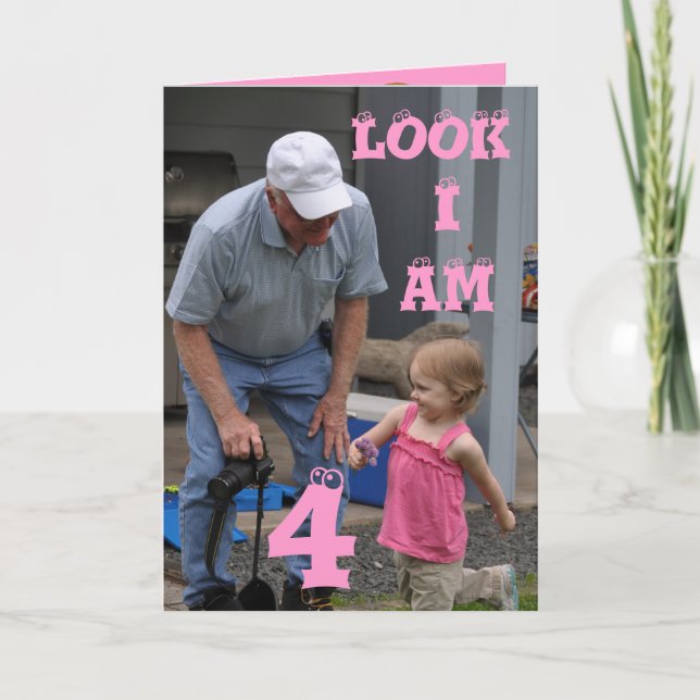 4e födelsedagen kort (Framsida)