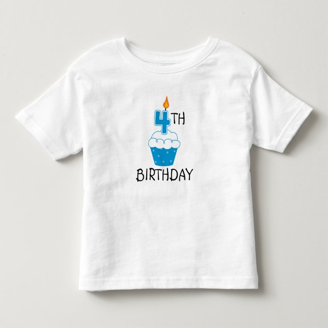 4e födelsedagen lurar T-tröja Tee Shirt (Framsida)