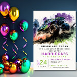 4e födelsedagen Monster Lastbil Smash Crash Kids Inbjudningar<br><div class="desc">4e födelsedagen Monster Lastbil Smash Crash Kids bjudning till Inbjudan Printable Instant Download Digital EVite har ett vattenfärgsmonster lastbil som kör genom smutsen med texten "Smash and Crash it's a monster lastbil bash" i det moderna typografiskript som finns. Perfektens för barn firande i fjärde födelsedagsfesten. Skicka i e-postmeddelandet och ladda...</div>