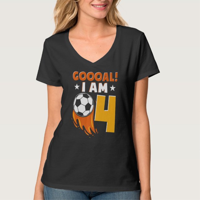 4e födelsedagen Oceaner Födelsedagsfest 4 år T Shirt (Framsida)