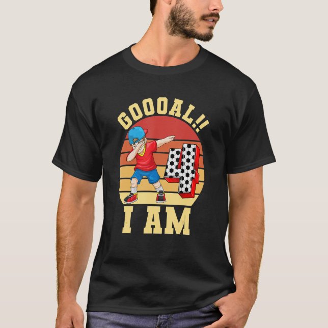4e födelsedagen Oceaner Födelsedagsfest 4 år T Shirt (Framsida)