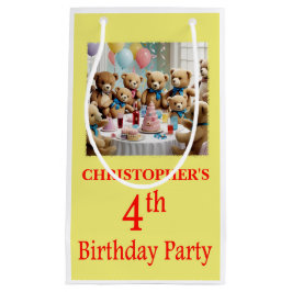 4e födelsedagen Party Nalle Party