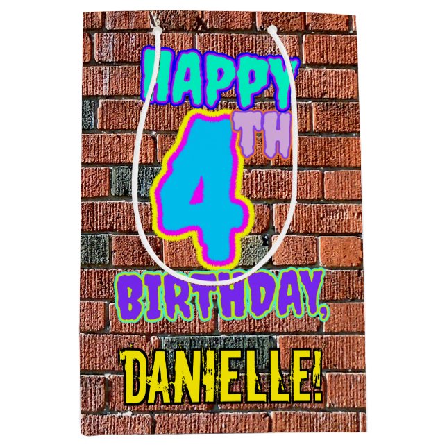 4e födelsedagen: Roligt, Urban Graffiti Inspired l (Framsidan)