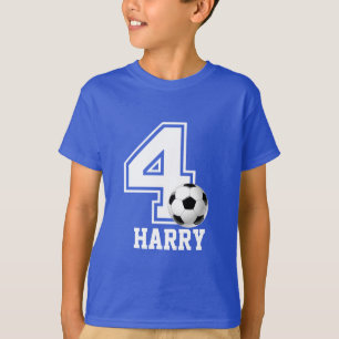 4e födelsedagen-soccer personlig-2 tröja