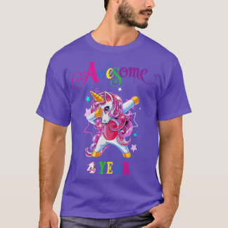 4e födelsedagen Unicorn T Shirt