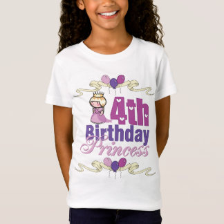 4e födelsedagenPrincess T-shirt