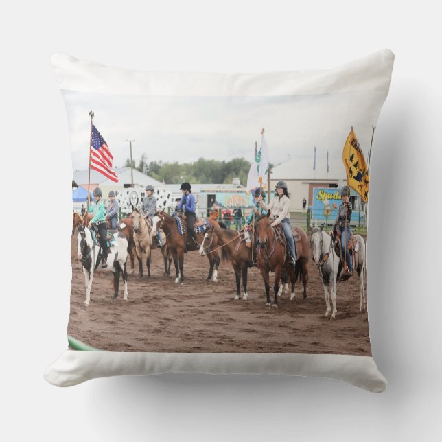 4H Horse Parad Dekorativ kudde (Framsida)