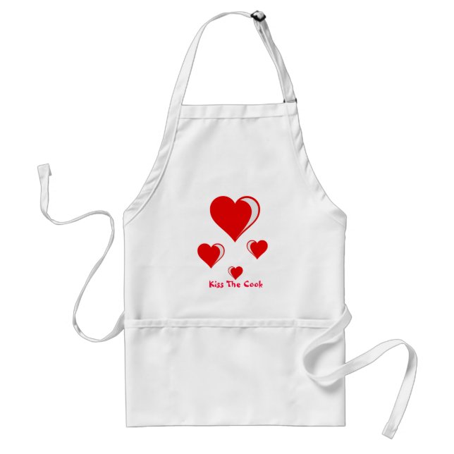 4hearts kysser kocken förkläde (Framsidan)