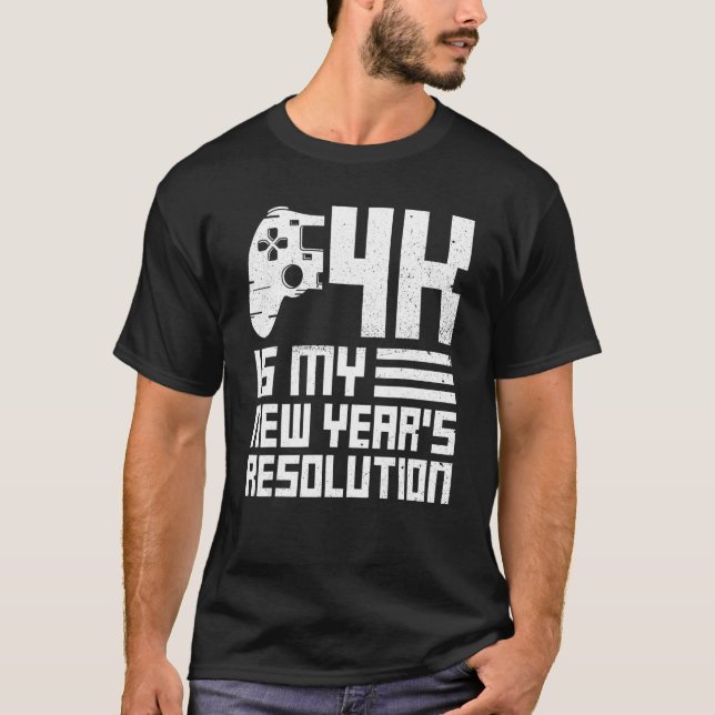 4k är mitt nyårsoffert för en Online T Shirt (Framsida)