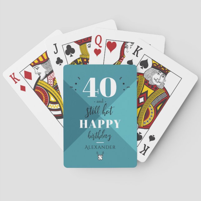 4O och stillastående hett Casinokort (Baksidan)