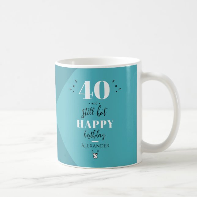 4O och stillastående hett Kaffemugg (Höger)