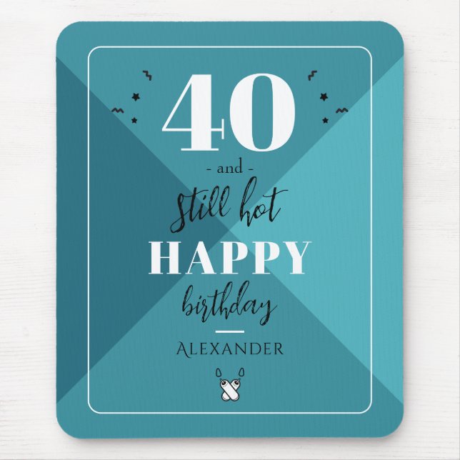 4O och stillastående hett Musmatta (Framsidan)