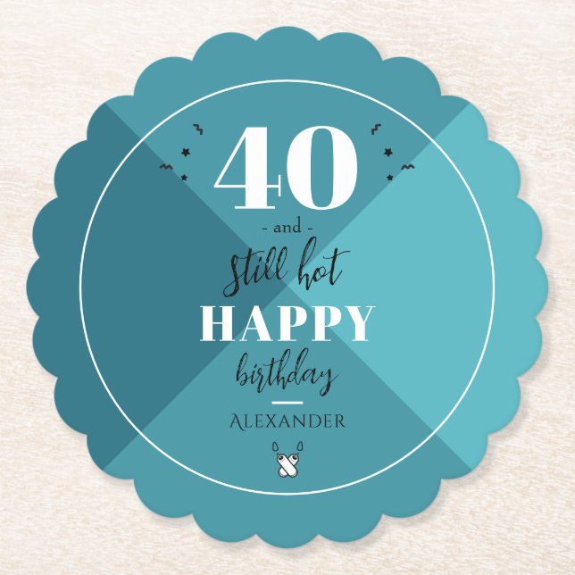 4O och stillastående hett Underlägg Papper (Framsida)