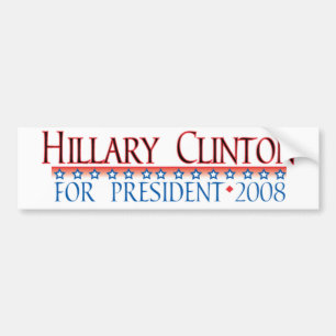 4prez-clinton bildekal