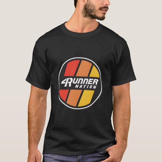 4Runner Nation Trd Stripe Badge T Shirt (Framsida)