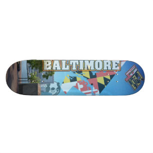 4ten: Baltimore himmel Skateboard Bräda 21,5 Cm
