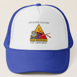 4TH 1ST ARMORED HATT för BATALJON6eINFANTERI Keps
