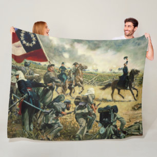 4th ALABAMA på MANASSAS 1861 Fleecefilt