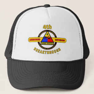 4TH ARMORED UPPDELNING "GENOMBROTT " TRUCKERKEPS
