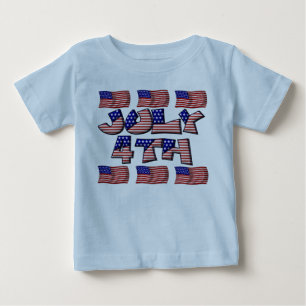 4th av den Juli flagga T-shirt
