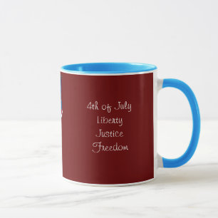 4th av den Juli muggen Mugg