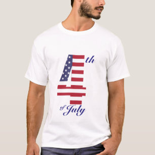 4th av den Juli T-tröja T-shirt
