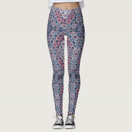 4th av Juli damasker Leggings