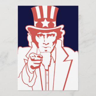 4th av Juli partyinbjudningar Inbjudningar