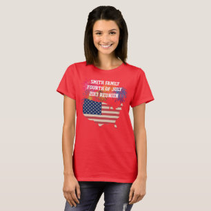 4th av skjortan för Juli familjmöte Tee Shirt
